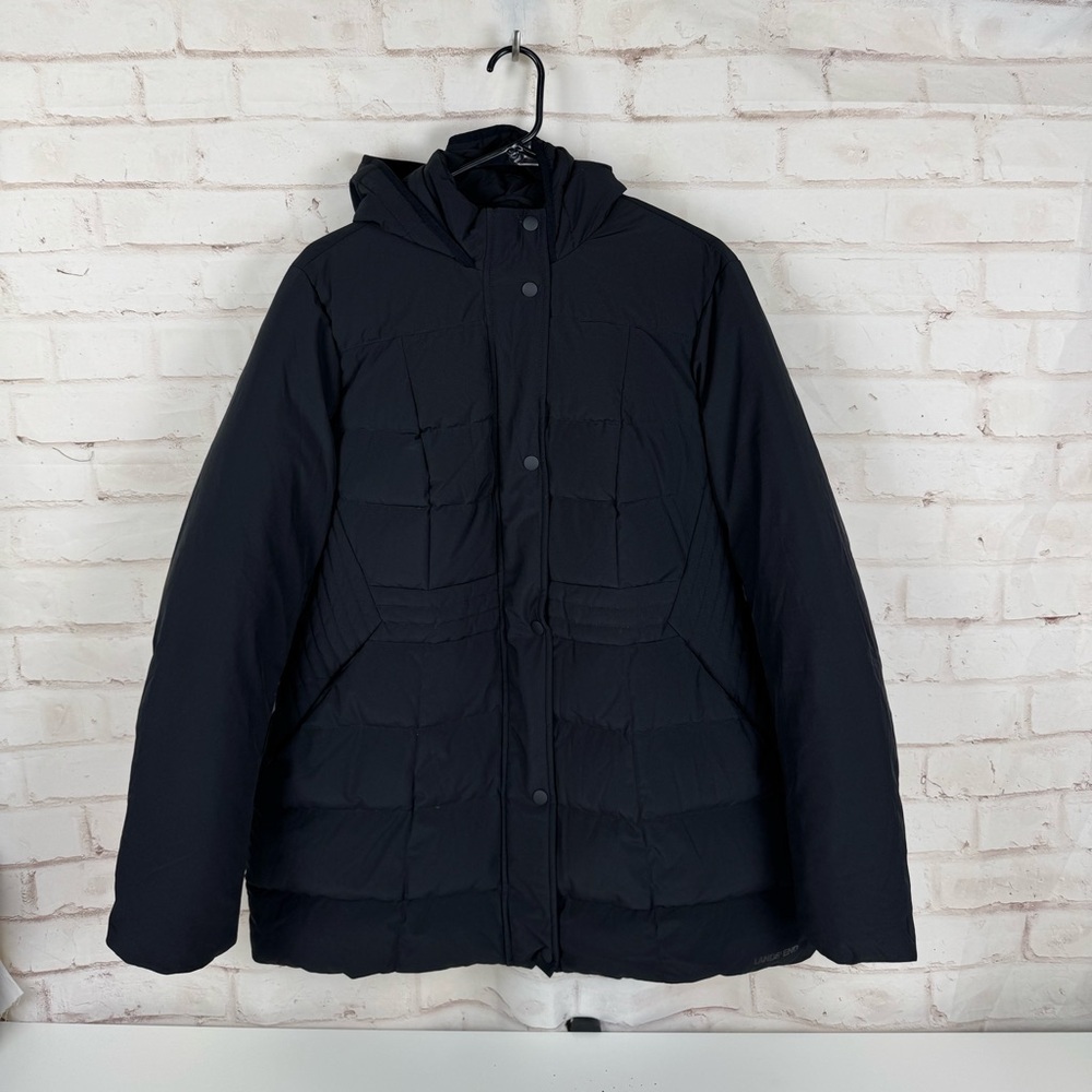 Lands' End Black Puffer Jacket
